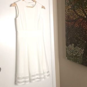 Calvin Klein Women's Off White Dress.